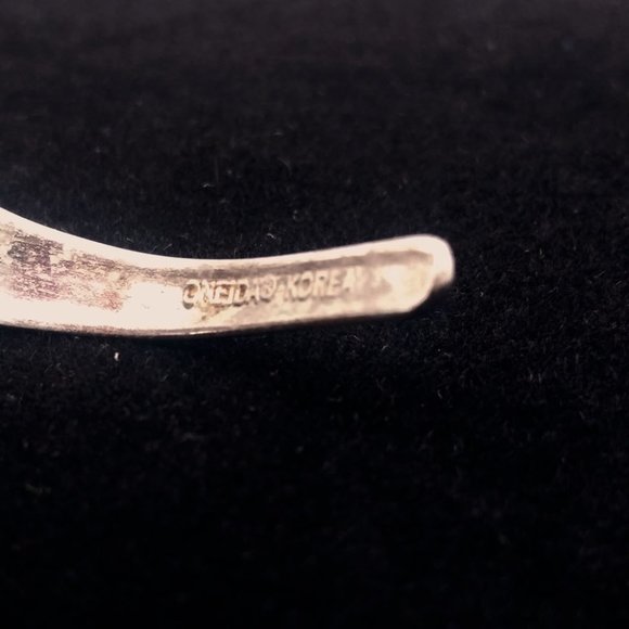Spoon Vtg Bracelet & Ring Set - Oneida Korea - Picture 3 of 8